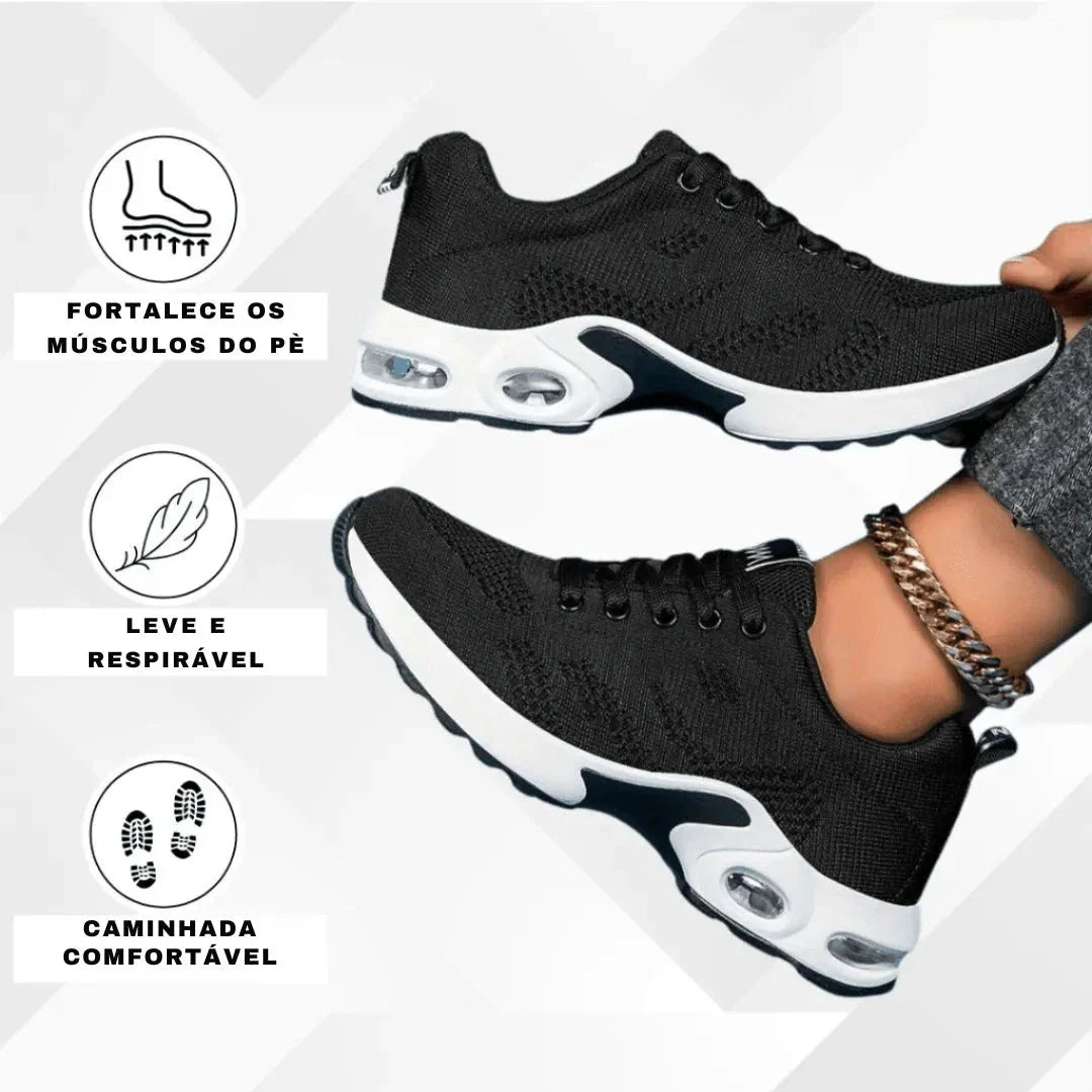 Tênis Ortopédico ConfortEase + Palmilha Ortopédica Grátis